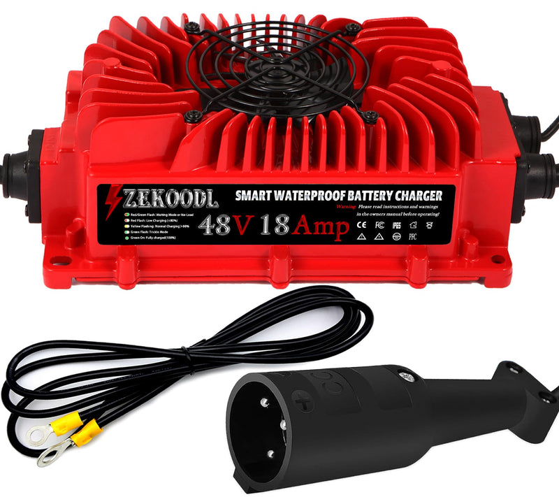 Load image into Gallery viewer, ZEKOODL 48 Volt Golf Cart Charger for Club Car, 18 AMP
