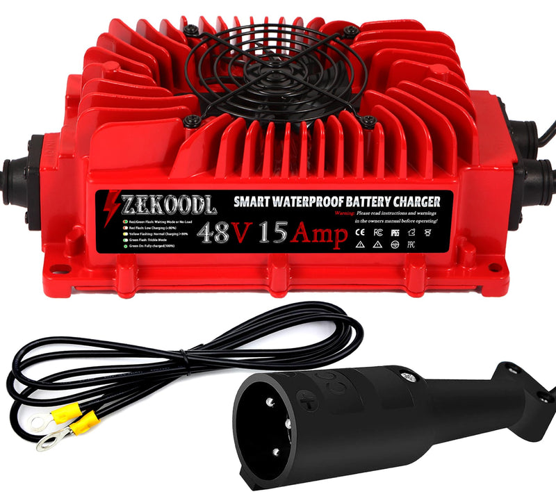 Load image into Gallery viewer, ZEKOODL 48 Volt Golf Cart Charger for Club Car, 15 AMP
